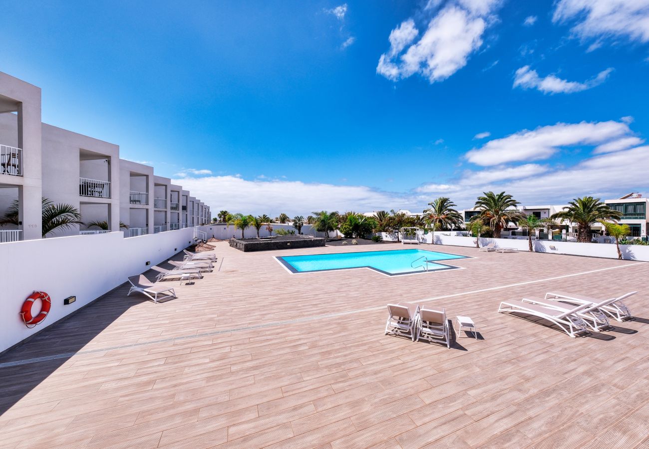 Casa a Costa Teguise - Sun Glow Senator- vista alla piscina