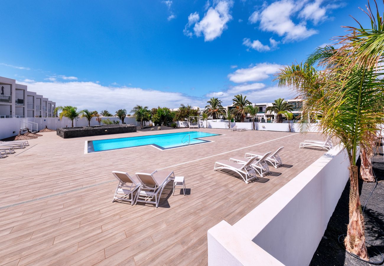 Casa a Costa Teguise - Sun Glow Senator- vista alla piscina